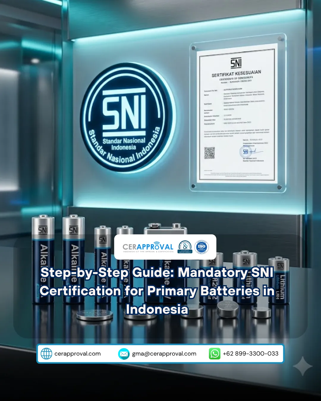 Step-by-Step Guide: Mandatory SNI Certification for Primary Batteries in Indonesia