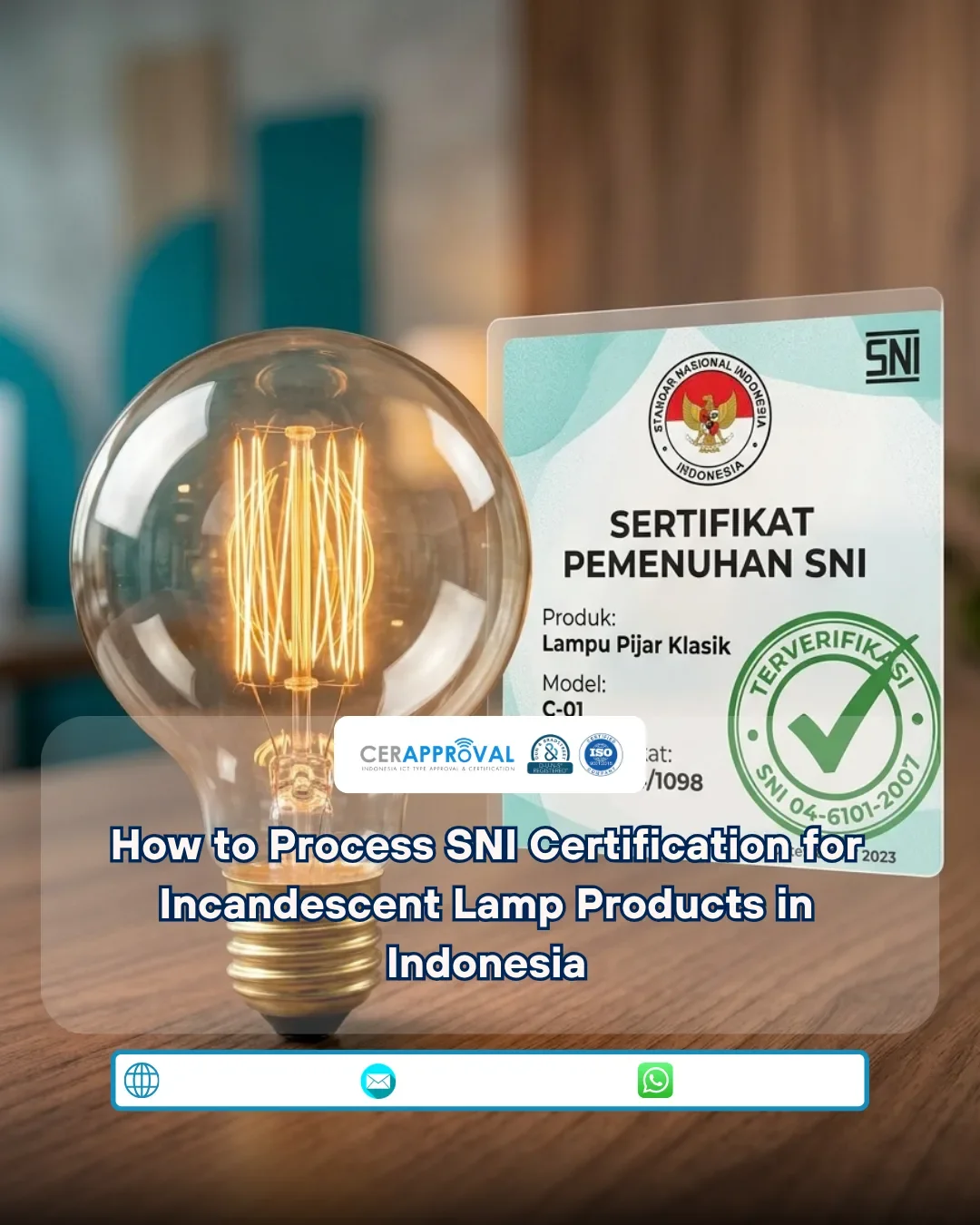 How to Process SNI Certification for Incandescent Lamp Products in Indonesia
